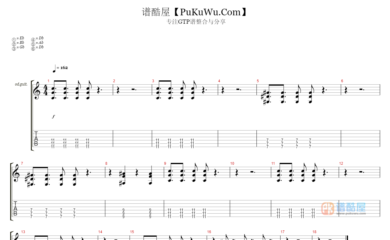 Search the City《Clocks And Timepieces》GTP谱GTP吉他谱 谱酷屋